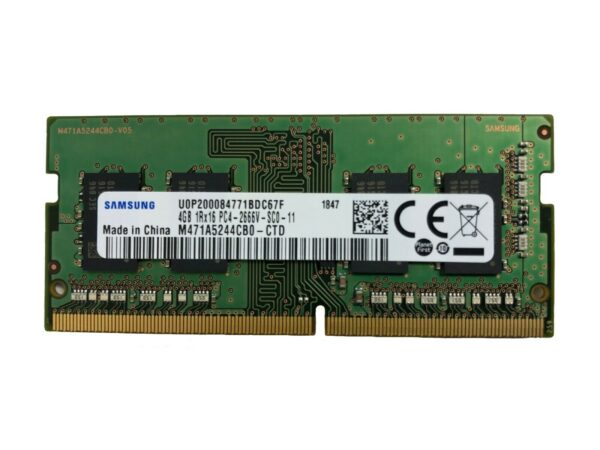 MEMORIA SODIMM SAMSUNG DDR4 4GB PC4 2666 MHZ