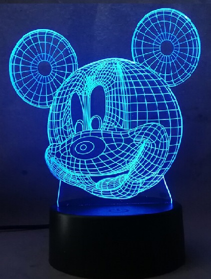 LAMPARA 3D USB VARIOS MODELOS