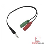 CABLE AUDIO 1 PLUG A 2 JACKS AUDIFONOS