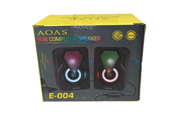 PARLANTES PARA COMPUTADOR  RGB AOAS  E-004