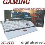 TECLADO MECANICO BLANCO GAINING K-50 SWITCH BLANCO GAMING USB