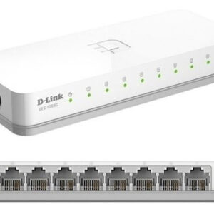 SWITCH DE ESCRITORIO DLINK 10/100 8 PUERTOS DES-1008C PLUG A PLAY