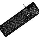 TECLADO RETRO ILUMINADO WEIBO WB-560 LUZ BLANCA