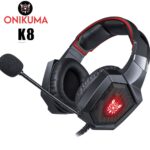 AUDIFONOS ONIKUMA K8 NEGROS CON MICROFONO /USB