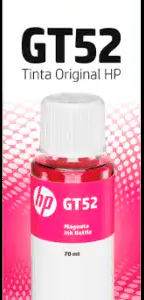 TINTA ORIGINAL PARA IMPRESORAS HP GT52 COLOR MAGENTA