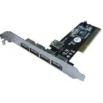 TARJETA DE RED PCI EXPRESS 4 PUERTOS USB 2.0