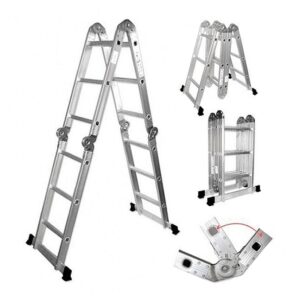 ESCALERA PLEGABLE MULTIPROPOSITO 2.7 METROS DE ALUMINIO