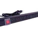 MULTITOMA DE 8 SALIDAS HORIZONTAL MARCA CONNECTION PST-1908 PARA RACK 1UR / 19"