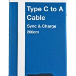 CABLE VERBATIM TIPO C A USB (BLANCO/NEGRO)