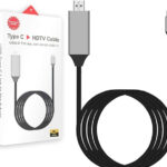 CABLE ADAPTADOR TIPO C A HDMI HDTV 4K 2 METROS PARA S8 S9 S10
