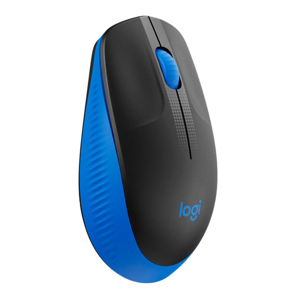 MOUSE INALAMBRICO LOGITECH M190 BLACK AND BLUE - Imagen 2
