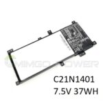 BATERIA PARA LAPTOP ASUS C21N1401 7.5V 37WH