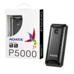 POWER BANK / BATERIA DE CARGA PORTATIL PARA CELULARES / TABLET ADATA P5000 / NEGRO