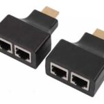ADAPTADOR RJ45 PARA EXTENSION HDMI HASTA 30MTS 1255