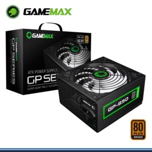 FUENTE DE PODER GAMEMAX / GP SERIES / 850W / ATX / 12V / 80 PLUS GOLD