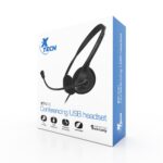 AUDIFONOS USB PARA VIDEOCONFERENCIAS, XTH-240 XTECH
