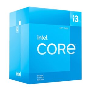 PROCESADOR INTEL CORE I3-12100F / 12 GEN / 3.3GHZ / 12MB CACHE / LGA 1700 (REQUIERE GRAFICA)