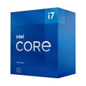 PROCESADOR INTEL CORE I7-11700F / 2.5GHZ / 16MB CACHE / LGA 1200 / 11VA GEN / REQUIERE GRAFICA
