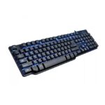 TECLADO KING FIGHT SEMI MECANICO LED MULTICOLOR SATE K7
