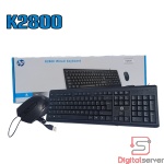 COMBO TECLADO Y MOUSE HP ALAMBRICO K2800