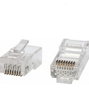 CONECTORES RJ45 CAT5, CAT6 PLASTICO