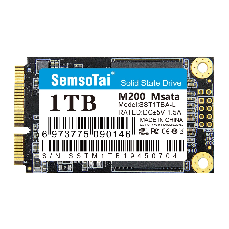 recompensa Perder arcilla DISCO DURO SOLIDO (SSD) MSATA 1TB (SSM1TBA-L) SEMSOTAI – DigitalServer