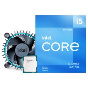 PROCESADOR INTEL CORE I5-12400F / LGA1700 / 18MB CACHE (SIN GRAFICA)