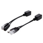 CABLE SEPARADOR DE ALIMENTACION INYECTOR ADAPTADOR POE DE ALIMENTACIÓN PASIVA A TRAVÉS DE ETHERNET + KIT DIVISOR 5V 12V 24V 48V