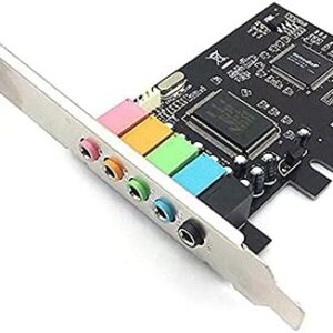 TARJETA DE SONIDO PCIE, TARJETA DE SONIDO INTERNA 5.1 PARA PC CON WINDOWS 10 CON CHIP
