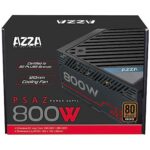 FUENTE PODER AZZA 800W  80 PLUS BRONZE CERTIFICADA 120MM