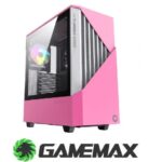 CASE GAMEMAX CONTAC COC GAMER /LATERAL VIDRIO TEMPLADO /FAN LED ARGB + VENTILADOR TURBO /WHITE