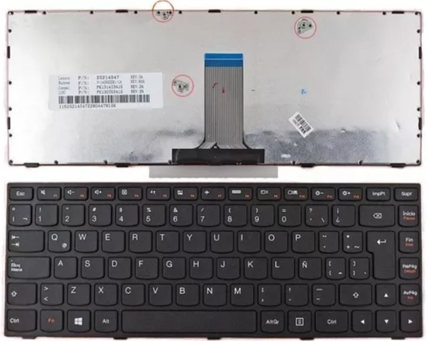 TECLADO LENOVO G40-70 BLACK FRAME G40-30S