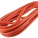 EXTENSION ELECTRICA PARA EXTERIORES / 6 METROS / 3 TOMAS / COLOR NARANJA