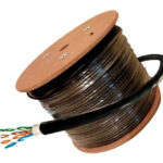 CABLE UTP EXTERIOR CAT 5E 100% COBRE (ROLLO) 305 METROS