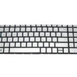 TECLADO HP 15-DA SILVER 15-DA000 15T-DA000 15T-DA100 SIN FRAME CON BACKLIGTH PLATA, GRIS SP NUMÉRICO.