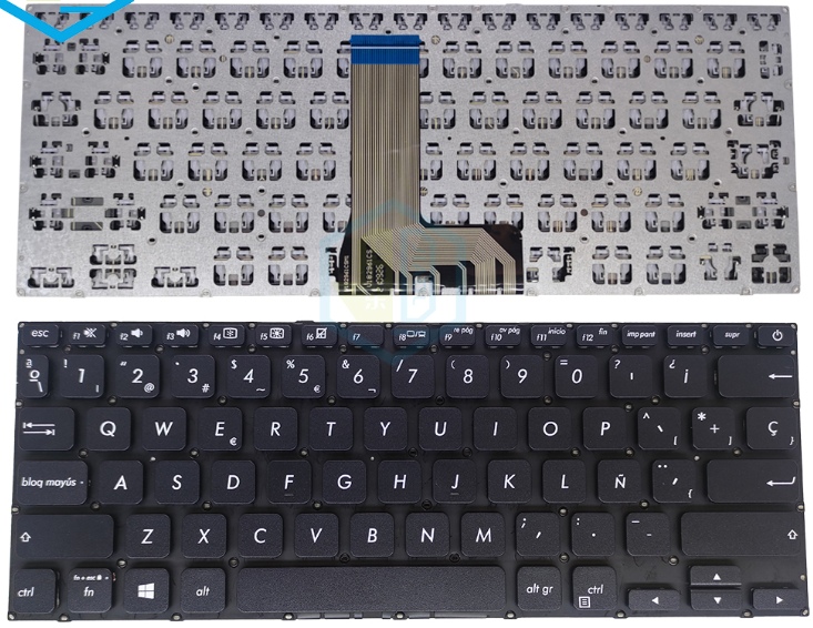 TECLADO PARA ASUS X412F NEGRO BLACK/ ASUS VIVOBOOK 14 X412 X412F X412FA X412U X412UA X412UB