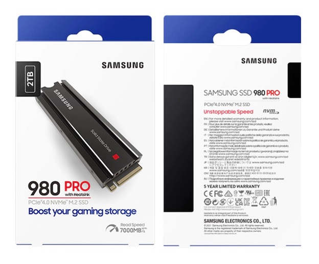 NVME SAMSUNG 980 PRO PCIE 4.0 SSD 980 PRO