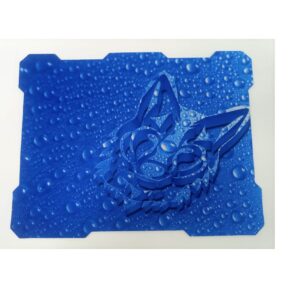 MOUSE PAD GAMER ANTIDESILIZANTE AZUL 32X24 CMS