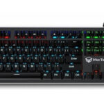 TECLADO GAMER MECANICO MEETION GAMING MK007 / ESPAÑOL / NEGRO / LED