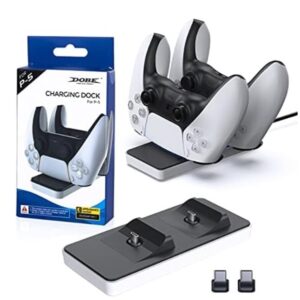CARGADOR DUAL PARA PALANCA MANDO PS5 CONTROLADOR CARGA RAPIDA