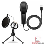 MICRFONO CONDENSADOR + FILTRO ANTIPOP (MP05 EZRA + YANMI POP FILTER)
