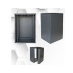 GABINETE RACK NETSYS DOBLE SECCION ABATIBLE PARED 19"" MONTAJE 16U 600MM ANCHO X 550MM PROFUNDIDAD FRONTAL VIDRIO TEMPLADO NET-77162131 - 201039
