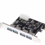 TARJETA DE EXPANSION PCI PUERTOS USB3.0 - 4 PUERTOS PCI-E A USB3.0 ADAPTADOR DE TARJETA DE EXPANSIÓN ACCESORIO