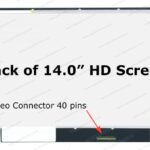 PANTALLA 14" HD 40 PINES (CON SUJETADORES) N140BGE-L43