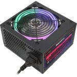FUENTE DE PODER TIPO GAMER NEUROTRON RGB 600W - PCIE 8 PINES