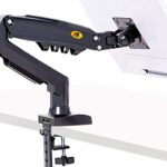 SOPORTE HIDRAULICO DE ESCRITORIO PARA TV /  MONITOR DE 17" A 30" CON BRAZO GIRATORIO DE MOVIMIENTO COMPLETO / NORTH BAYOU / F-80