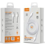 CABLE DE CARGA DE DATOS TIPO C A TIPO C LDNIO CARGA RAPIDA 65W LC122C