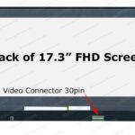 PANTALLA 17.3" FHD 30 PINES (SIN SUJETADORES) NV173FHM-N49 V8.0