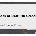 PANTALLA 14" HD 30 PINES (SUJETADORES REMOVIBLES) NT140WHM-N44 V8.0