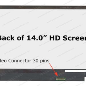 PANTALLA 14" HD 30 PINES (SUJETADORES REMOVIBLES) NT140WHM-N44 V8.0